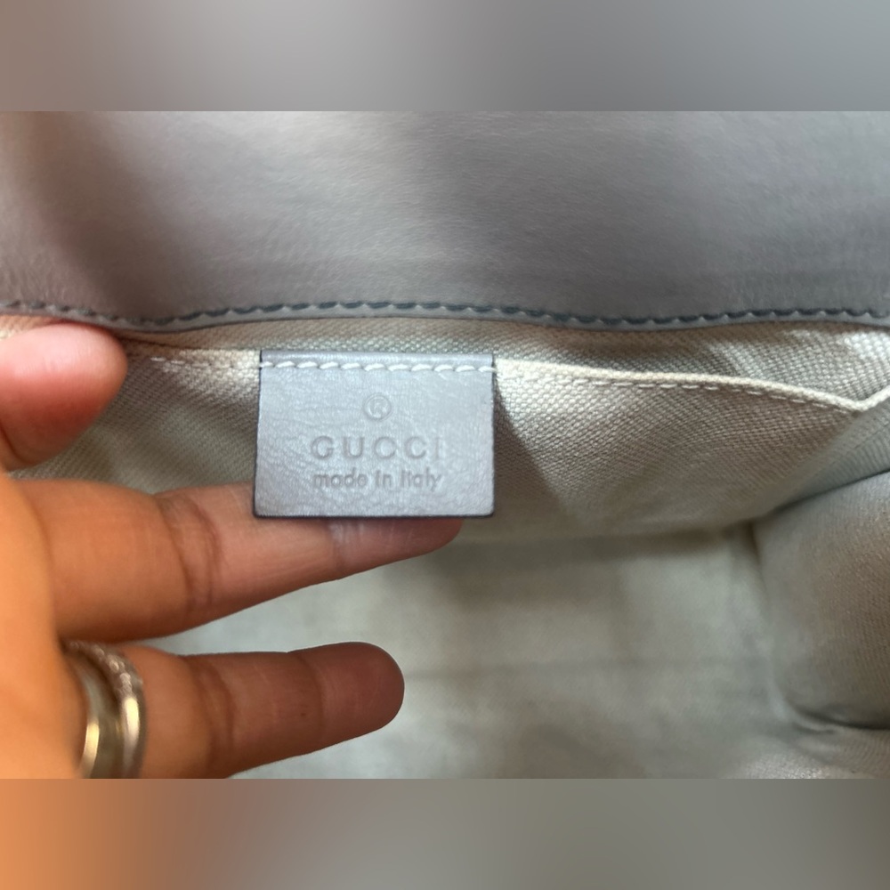 GUCCI Emily Guccissima Chain Leather Bag - Picture 11 of 16